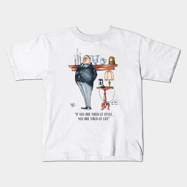 Style and Life Quote - Carson Kids T-Shirt by obillwon